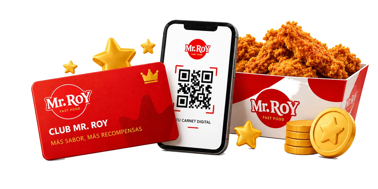 Tarjeta digital y beneficios del Club Mr. Roy