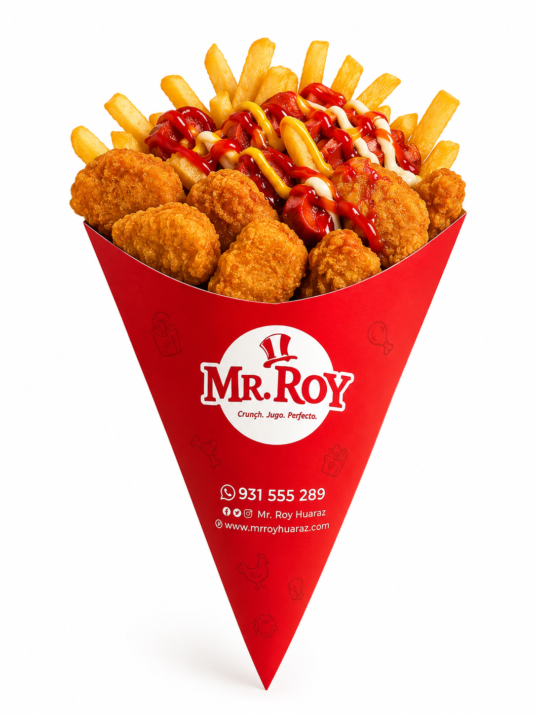 Cono Salchipollo Mr. Roy